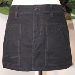 Aritzia TNA Black Rossi Cargo Micro Skirt